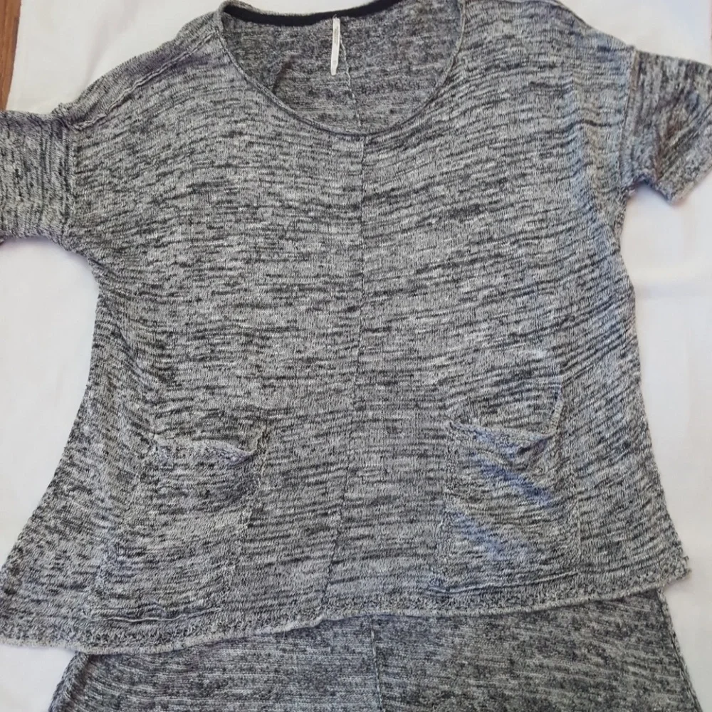 Free People Melange High Low Sweater